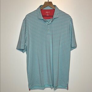 Johnnie-O Newton striped polo XL